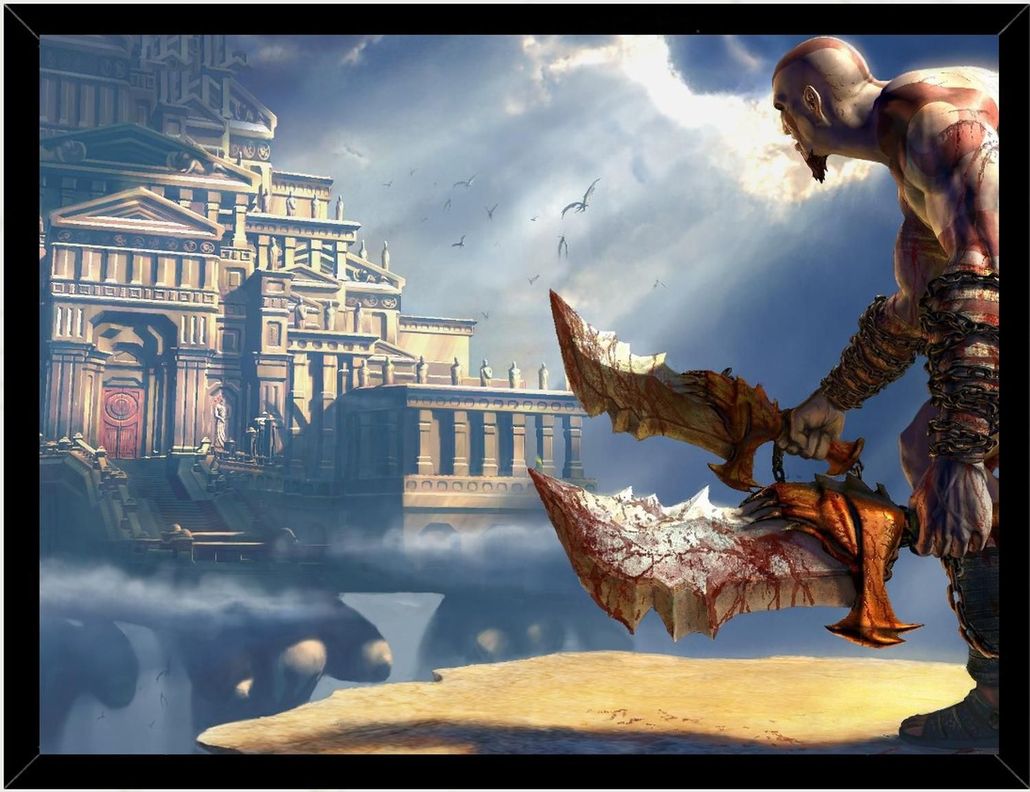 Cuadro Decorativo God Of War 2 Medidas 30x40 CM-0