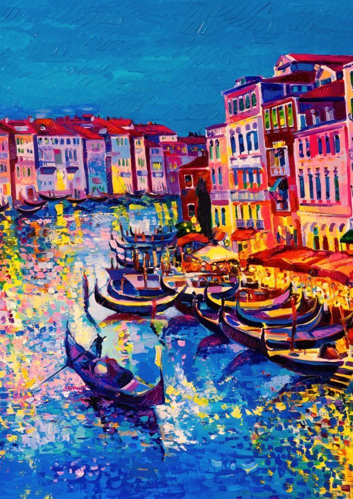 Cuadro Canvas Imagen Italia en lienzo 85x55 cm