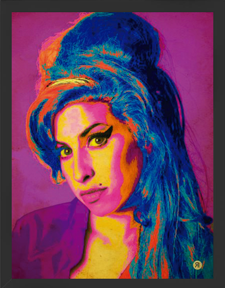 Cuadro Decorativo Amy con Marco y vidrio 30x40 CM