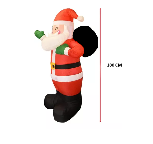 Muñeco Inflable Navidad Viejito Pascuero-0