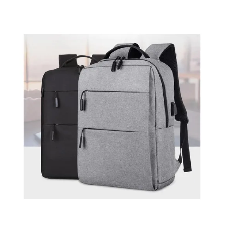 Mochila Anti Robo Unisex Para Notebook Gris