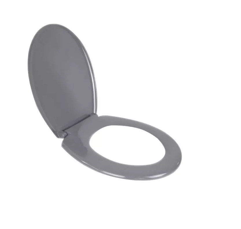Tapa Asiento Para Baño Wc Universal Gris-1
