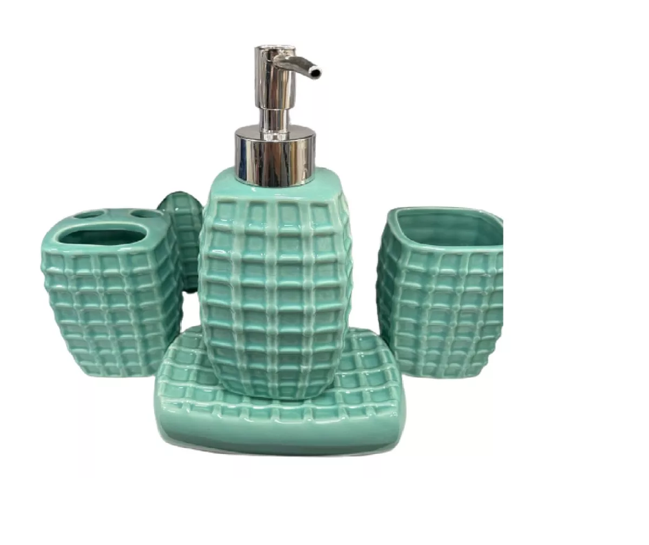 Set 4 Accesorios De Baño De Cerámica Calipso-0