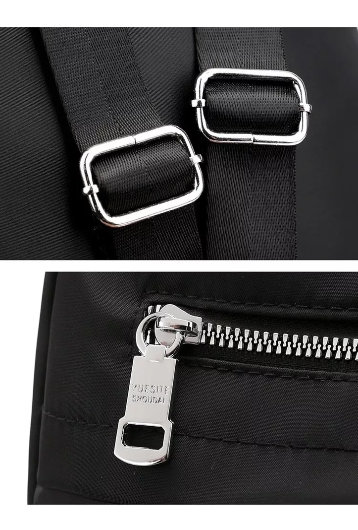Bolso Mochila Mujer Moda Moow Gris-2