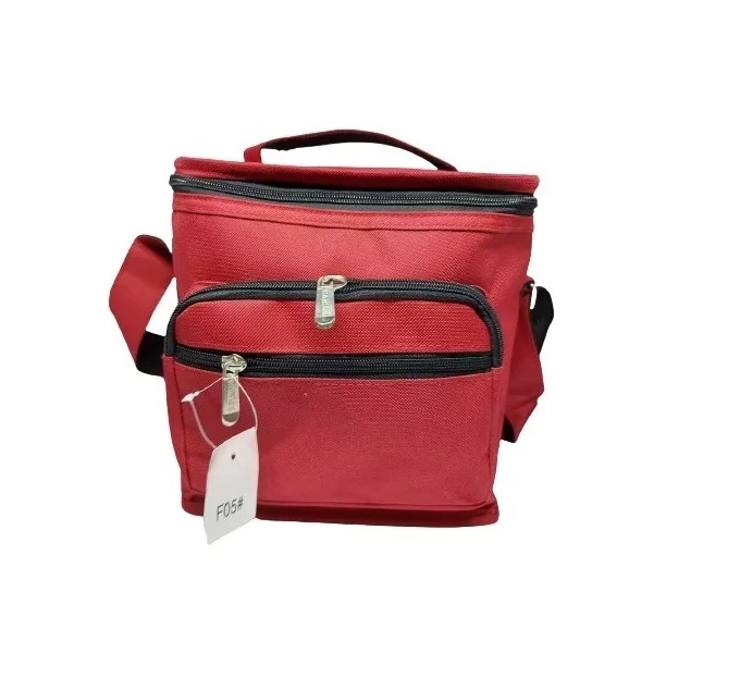Bolso Lonchera Térmico Almuerzo Rojo-1