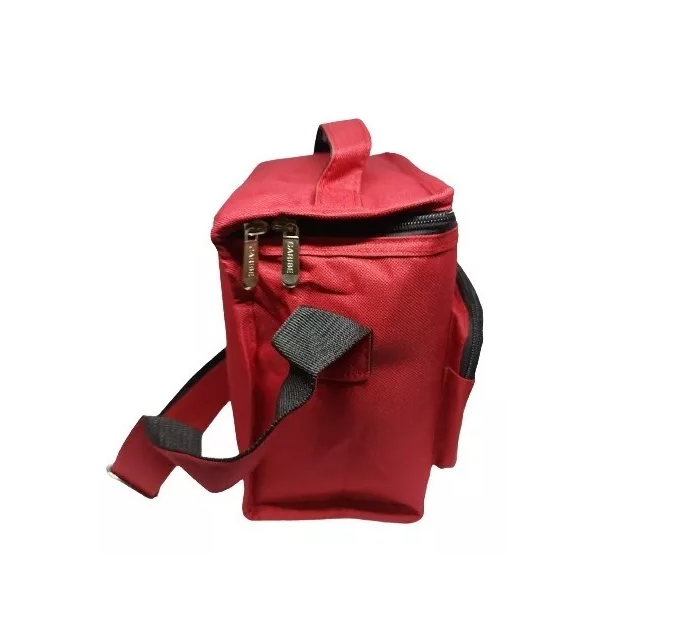 Bolso Lonchera Térmico Almuerzo Rojo-2