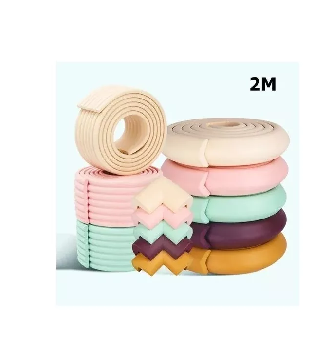Kit Seguridad Protectores De Esquinas + Rollos Esquineros 2m-1