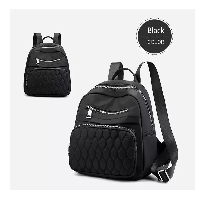 Bolso Mochila Mujer Moda Moow Negro-0
