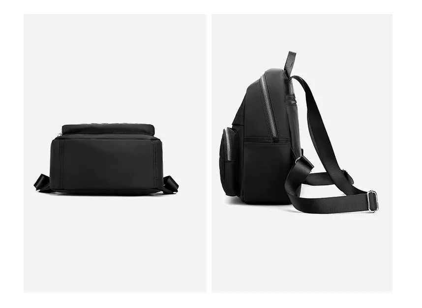 Bolso Mochila Mujer Moda Moow Negro-1