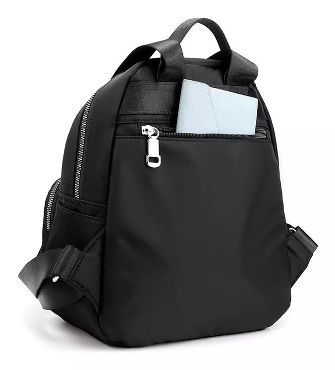Bolso Mochila Mujer Moda Moow Negro-3