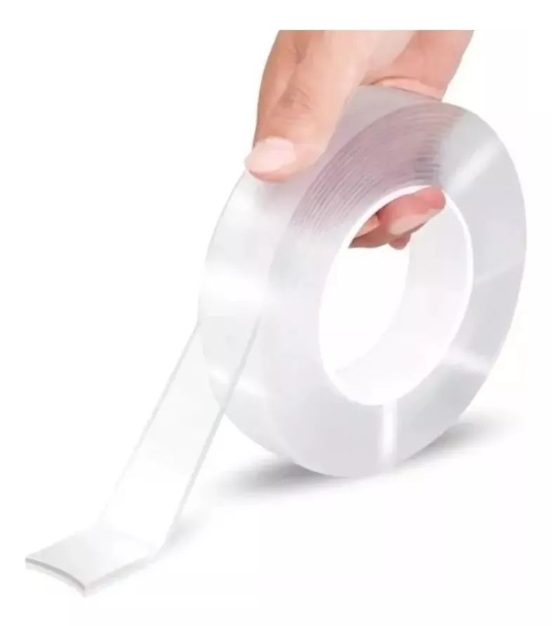 Cinta Doble Contacto Faz Huincha Adhesiva Reutilizable 3m-0
