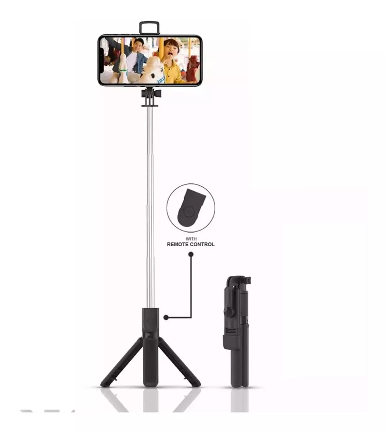 Palo Selfie 3 En 1 Trípode Flash Bluetooth Control -0