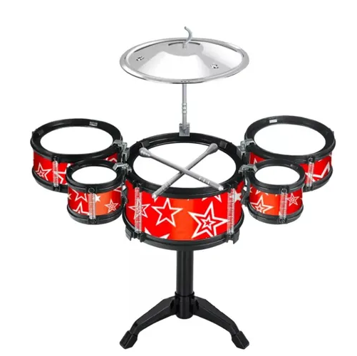 Mini Bateria Musical Juguete Infantil 7 Pcs Jazz Drum Ninos