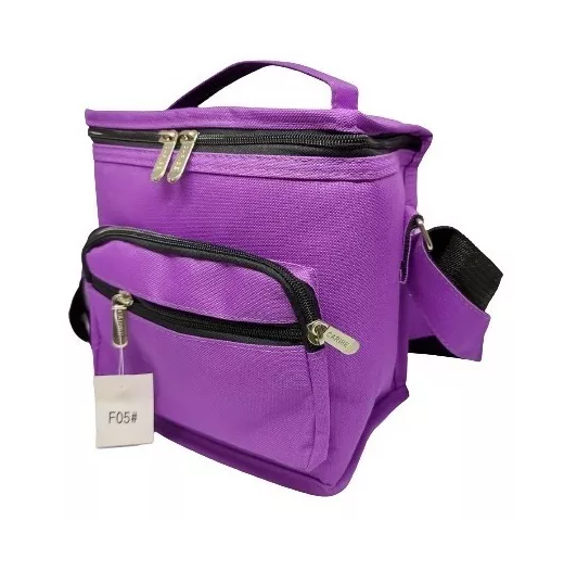 Bolso Lonchera Térmico Almuerzo Lila-0