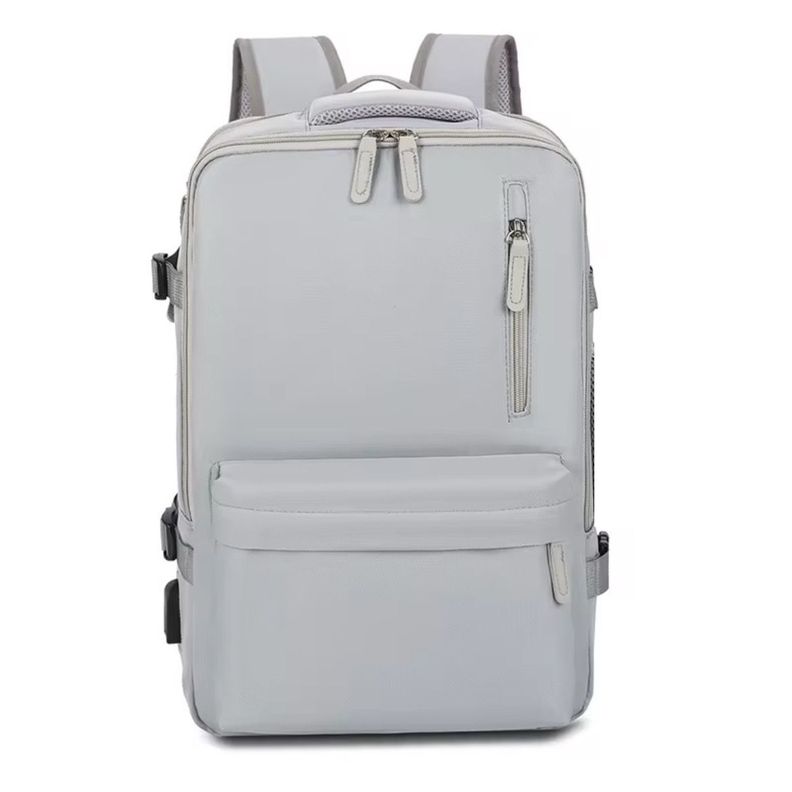 Mochila Viral de Viaje Notebook Multifunción Negocio Oficina Gris-0