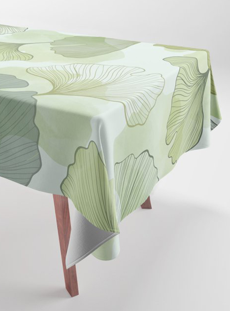 Mantel de Mesa Ginkgo Biloba - 140 x 240 cms-1