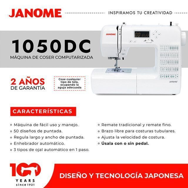 Máquina de Coser Computarizada 1050DC-6