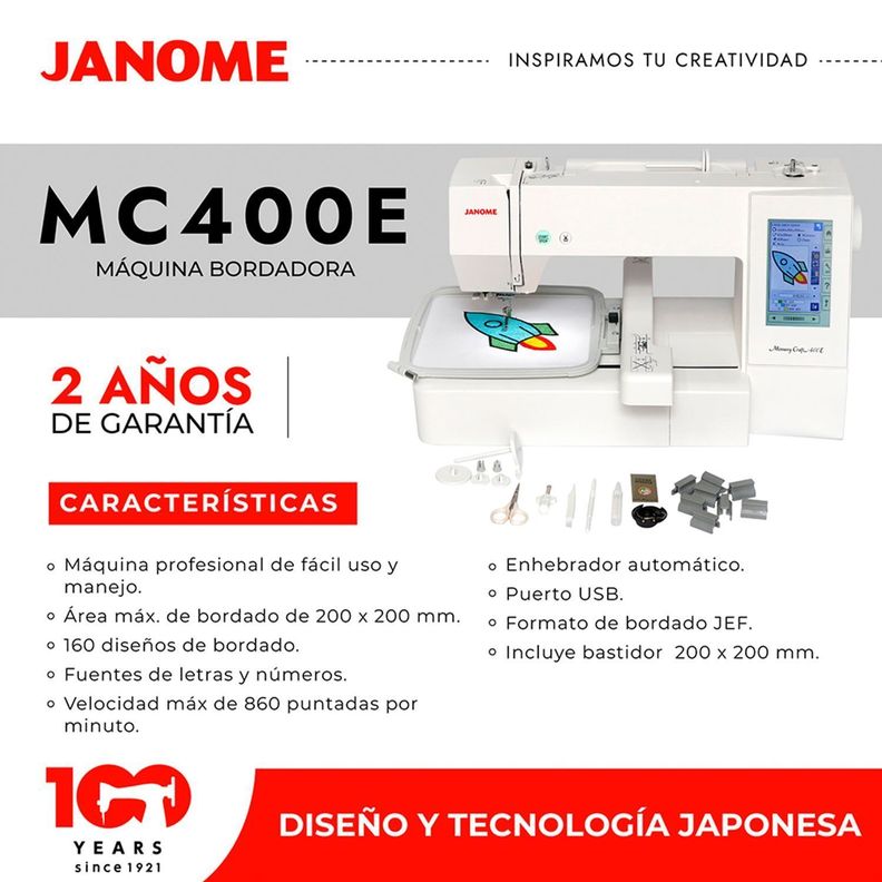 Máquina Bordadora MC400E-5