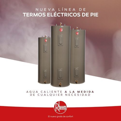 Termo eléctrico de piso 76 litros 220V Rheem-2