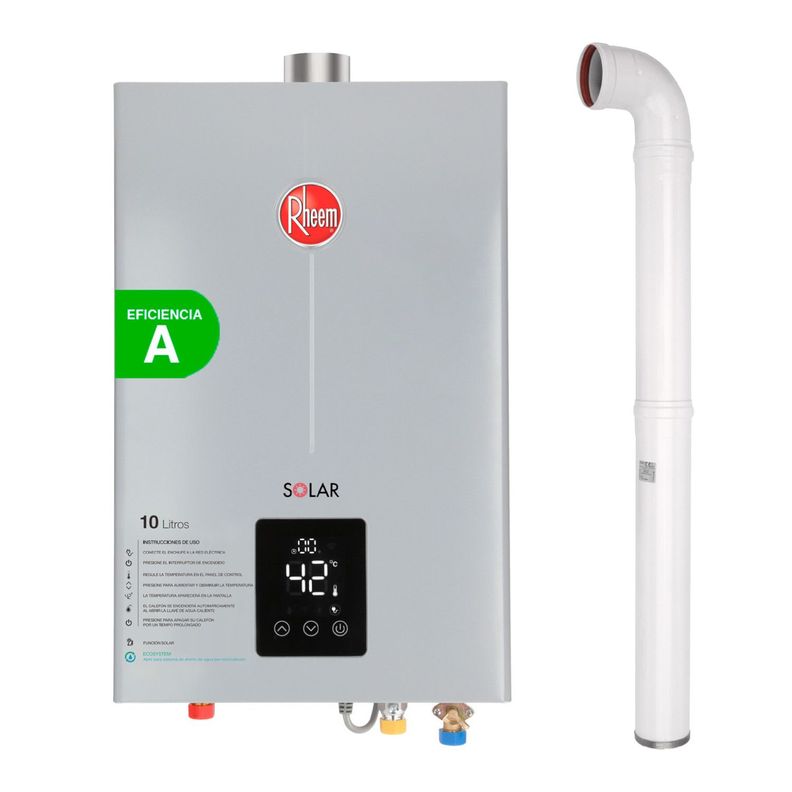 Pack Calefont Rheem 10L. T.Forzado G.Natural + Kit-0