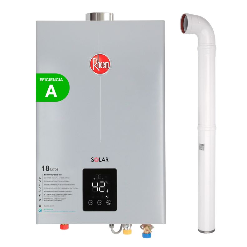 Pack Calefont Rheem 18L. T.Forzado G.Natural + Kit-0