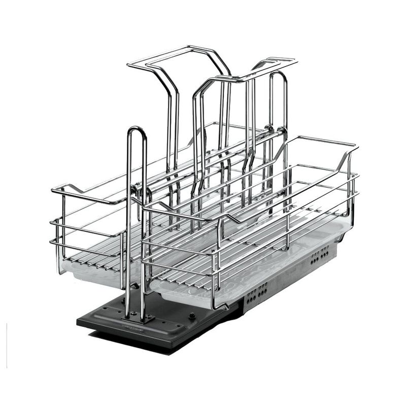 Organizador Bajo Lavaplatos Extensible 35 cm hbt Cromado-0