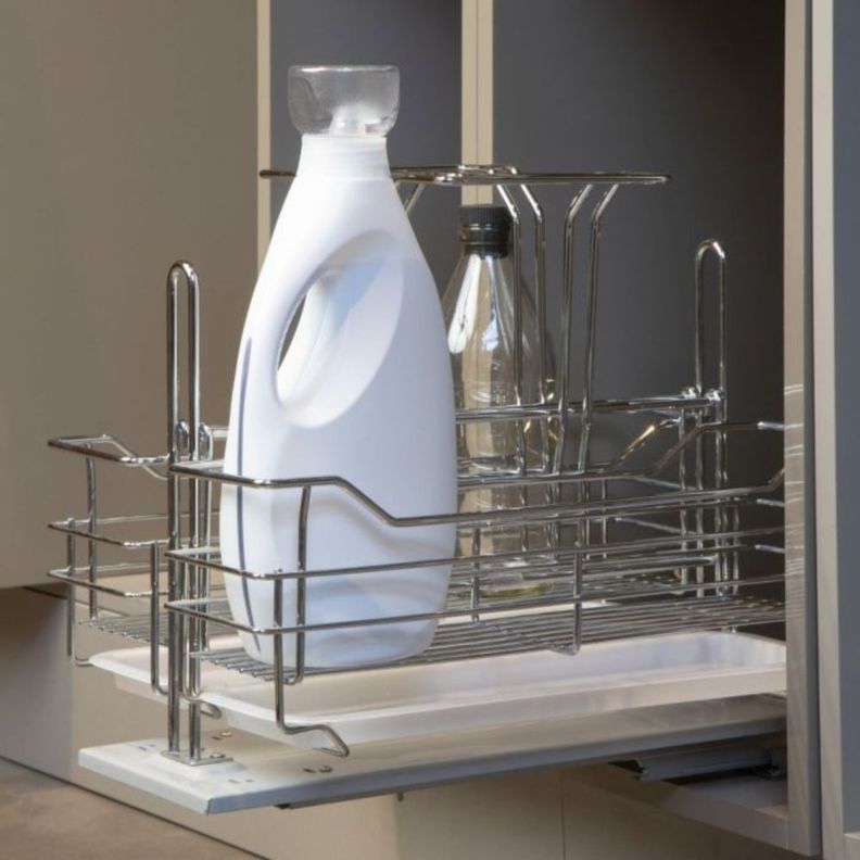 Organizador Bajo Lavaplatos Extensible 35 cm hbt Cromado-1