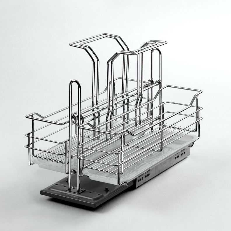Organizador Bajo Lavaplatos Extensible 35 cm hbt Cromado-2
