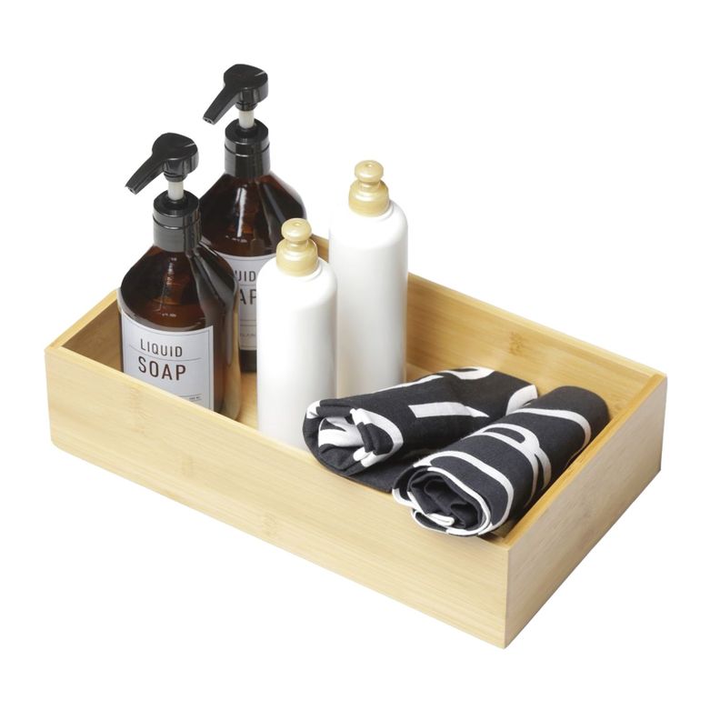 Caja Multipropósito Bambú Natural hbt 35x20x9 cm-0