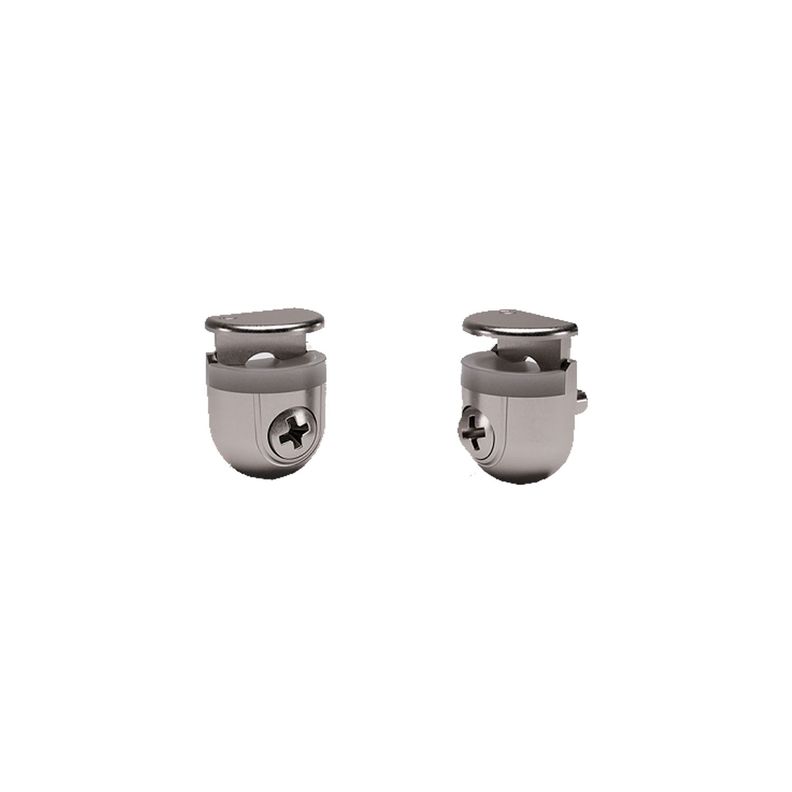 4 Soportes Repisa Cristal Peki 4-10 mm ITALIANA FERRAMENTA-0