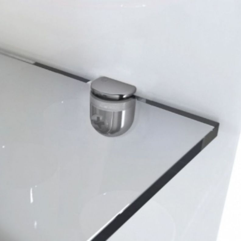 4 Soportes Repisa Cristal Peki 4-10 mm ITALIANA FERRAMENTA-1
