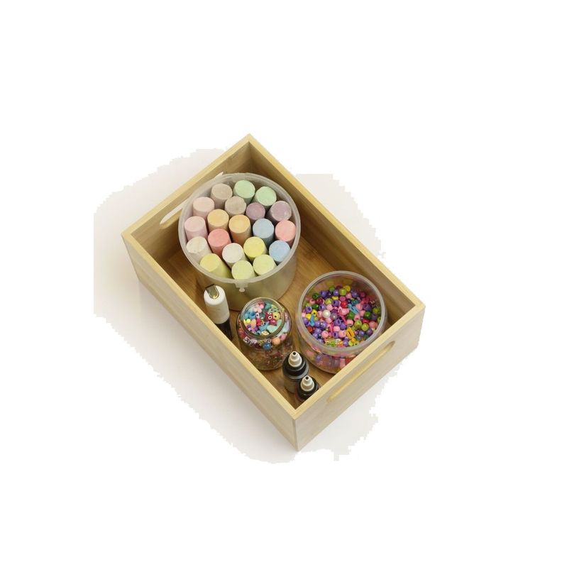 Caja Bambu Natural hbt Tamaño L 38x29x18 cm-1