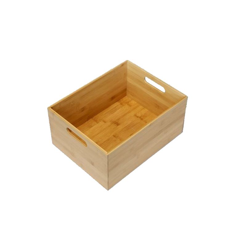 Caja Bambu Natural hbt Tamaño L 38x29x18 cm-0