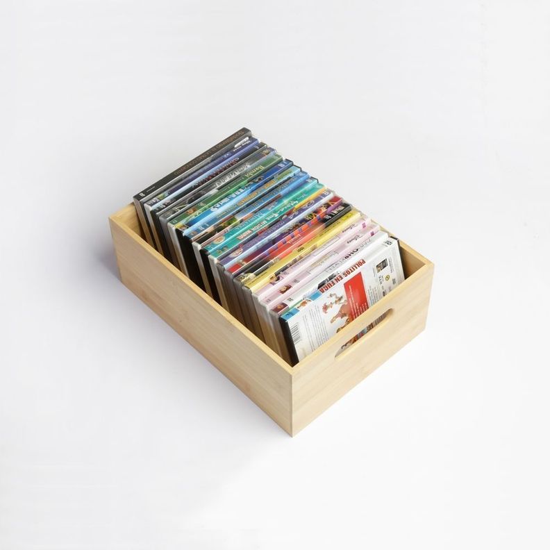 Caja Bambú Natural hbt Tamaño M 34x24x13 cm-1