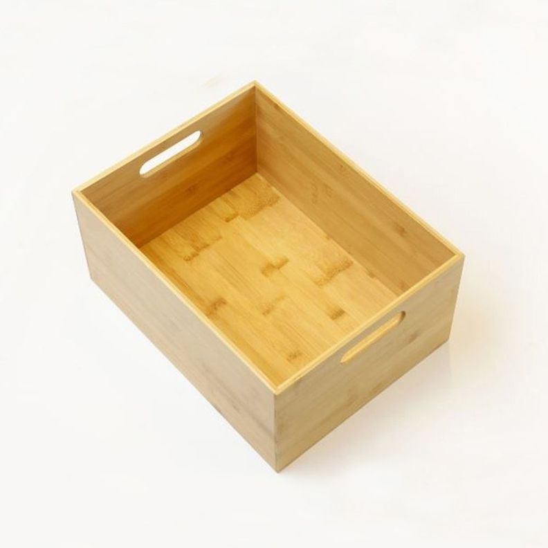 Caja Bambú Natural hbt Tamaño M 34x24x13 cm-2