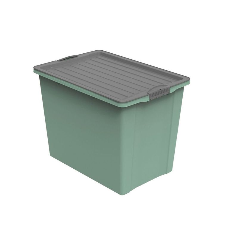 Caja Compact A3 Con Ruedas 70 Lt 57x43x39 cm ROTHO Verde-0