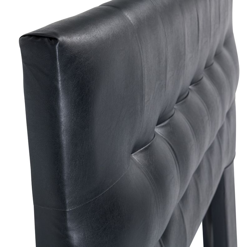 Respaldo Alicante Con Patas Pu King Negro-1