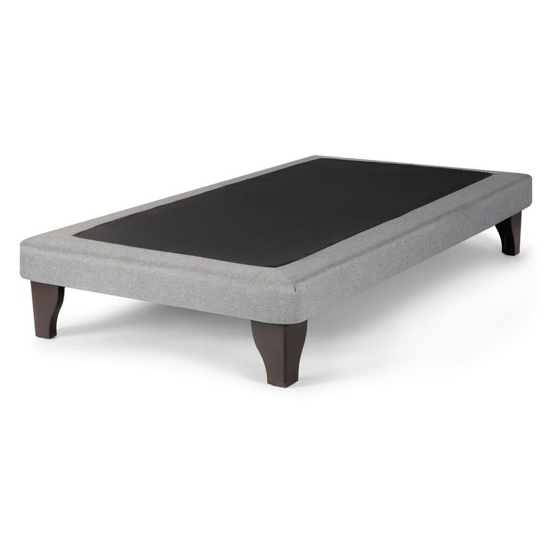 Base de Cama Europea Lino Gris king-1