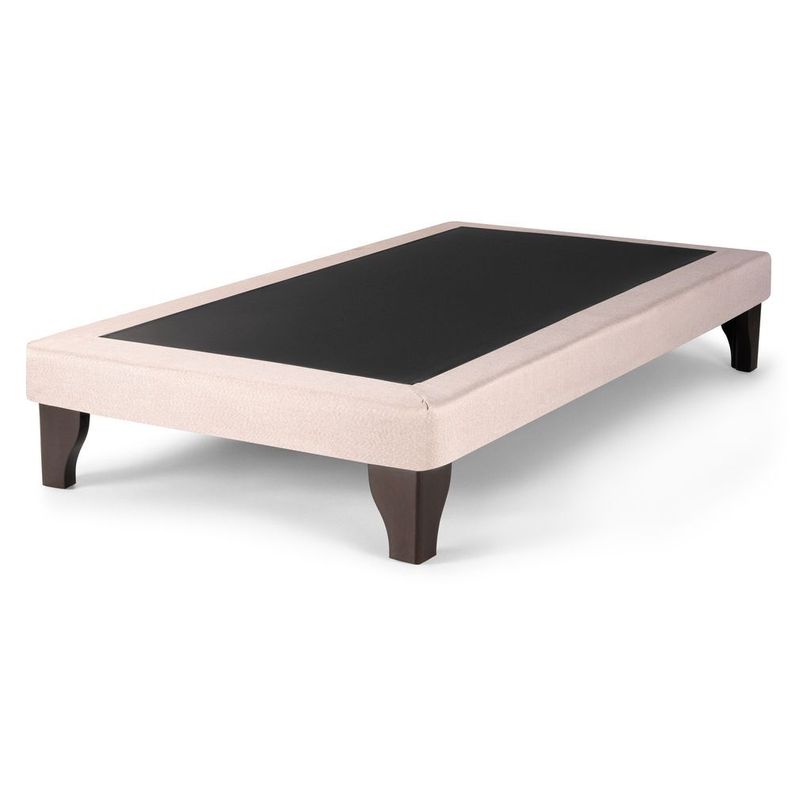 Base de Cama Europea Lino Beige 2 Plazas-1