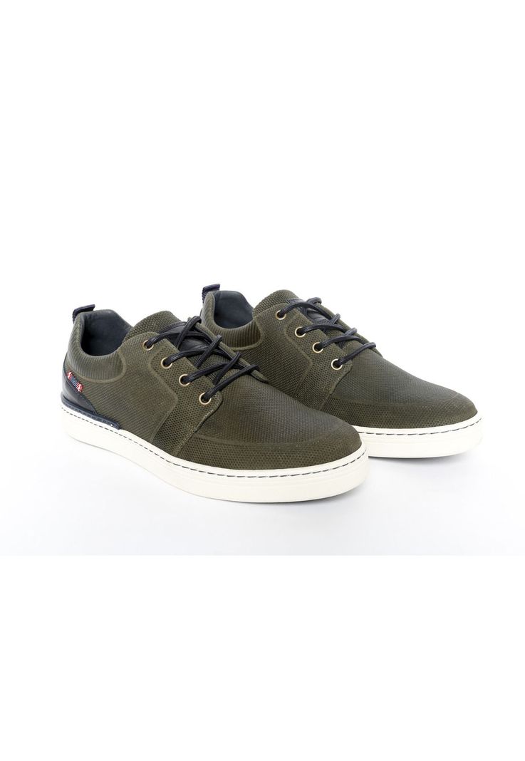 Zapatillas Cuero Calpe-0-90 Verde-3