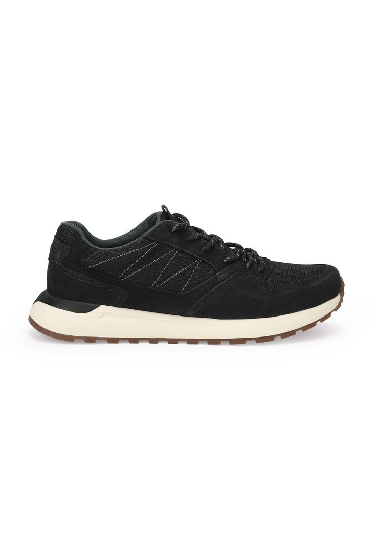 Zapatillas Cuero Y Textil Corvy-0-02 Negro-1