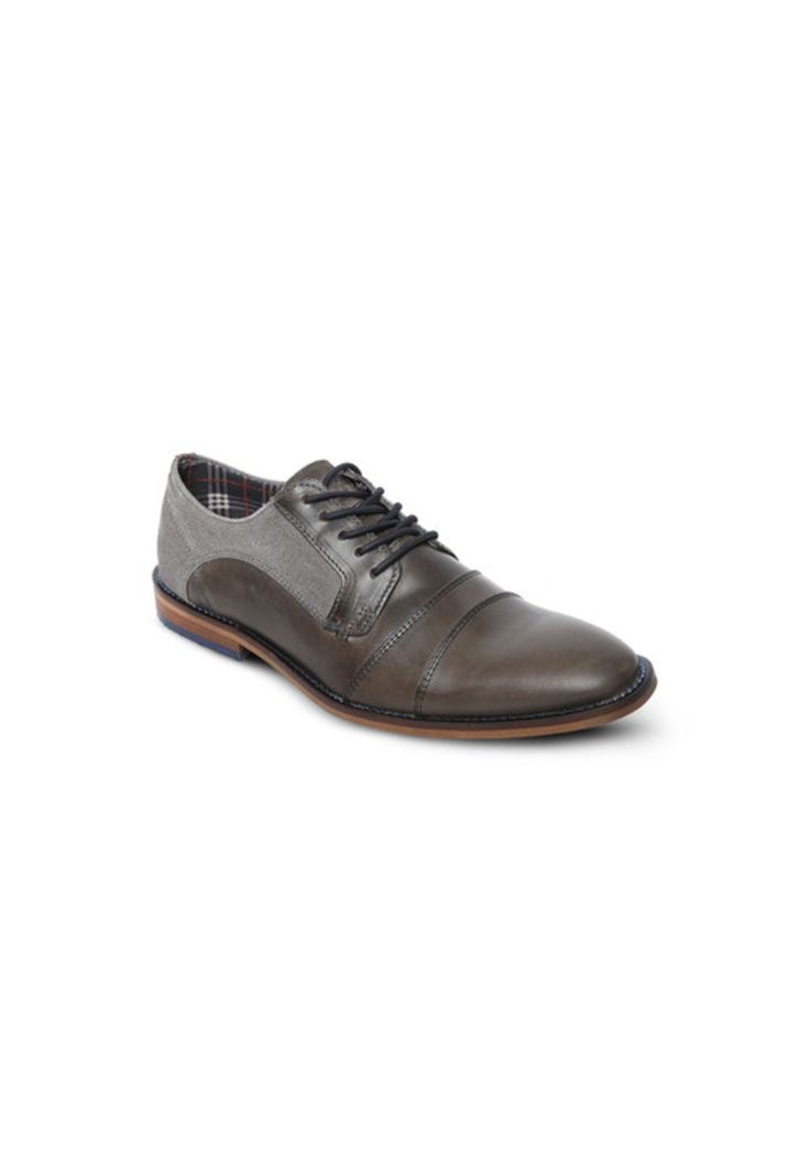 Zapatos de Cuero Hombre Ensley-0-05-Gris A-0