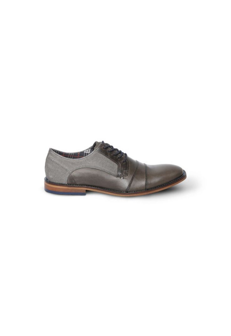 Zapatos de Cuero Hombre Ensley-0-05-Gris A-1