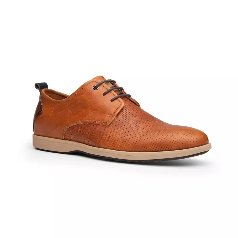 Zapatos Hombre Cuero Denver Brandy Cardinale