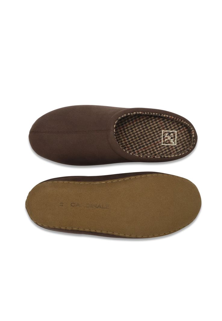 Pantuflas Hombre Textil Hovel-2-02 Café Cardinale-2