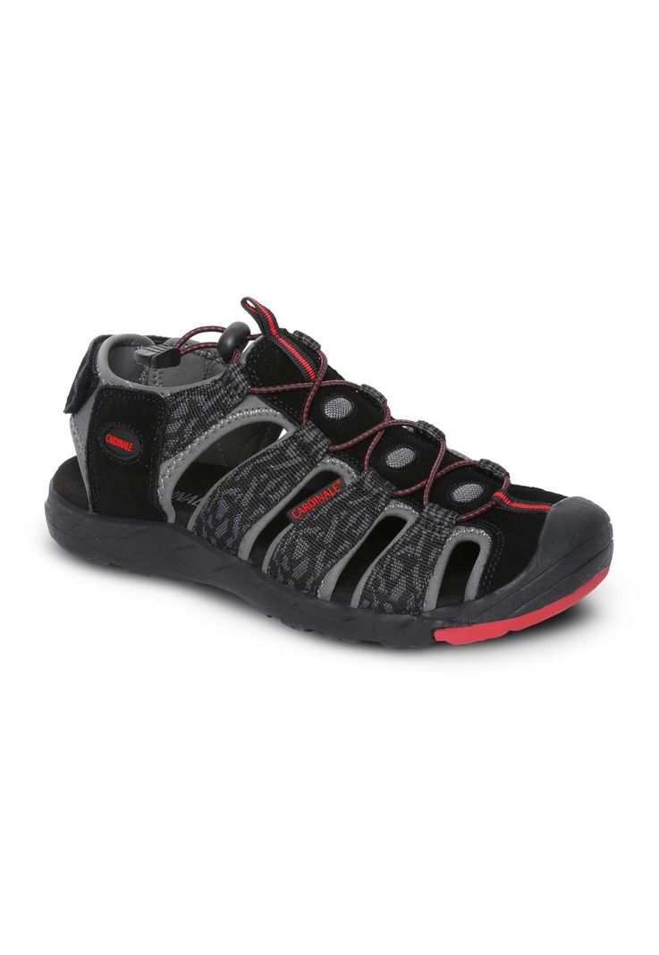 Sandalias Hombre Textil Cozumel-9-16 Negro Cardinale-0