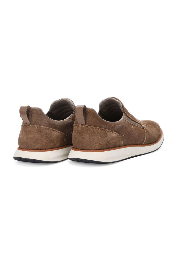 Zapatillas Slip-On Cuero Reston-3-08 Taupé-4