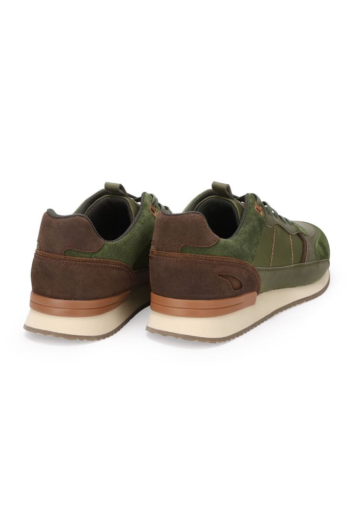 Zapatillas Cuero Y Textil Harford-0-03 Verde-4