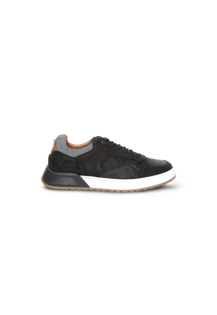 Zapatillas de Cuero Hombre Oakwood-0-85-Negro A-1