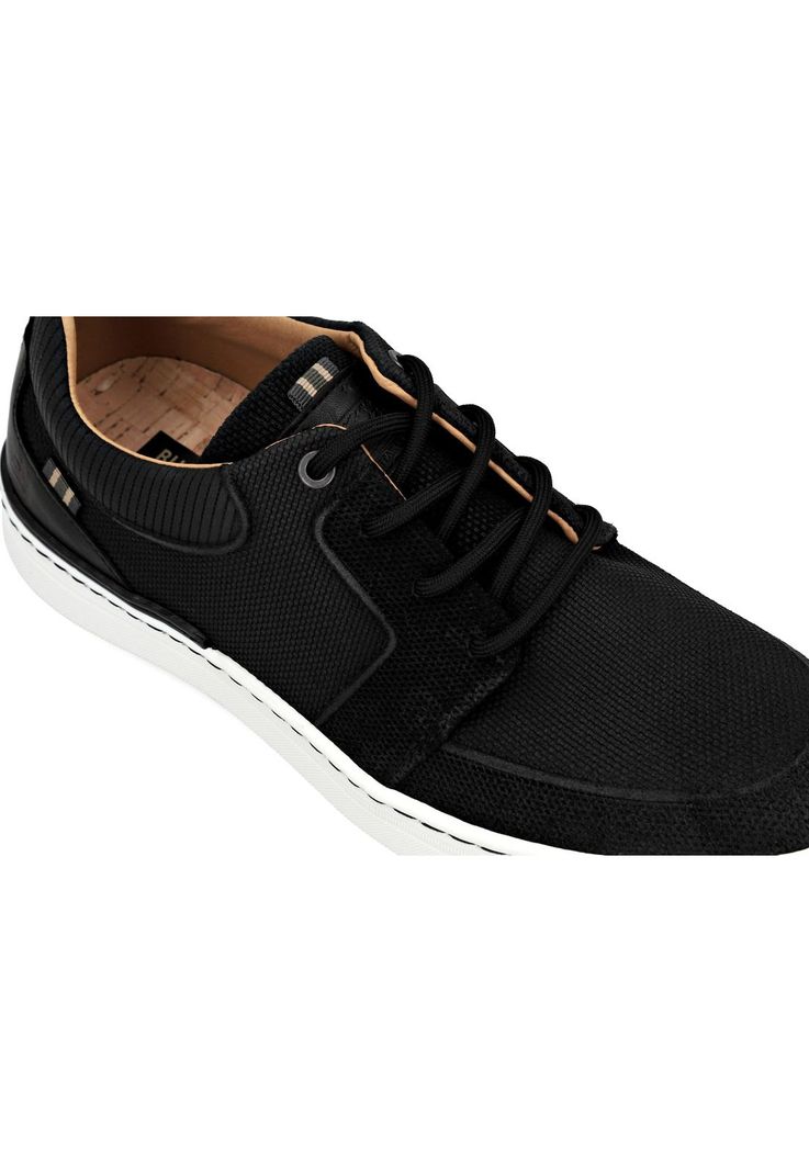 Zapatillas Cordones Cuero Sinj-0-90 Negro-3